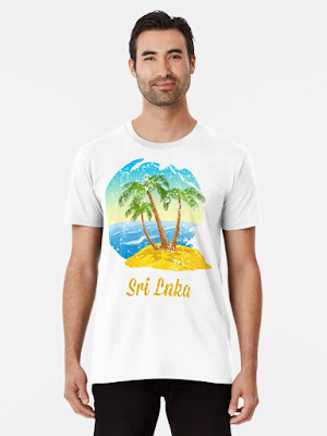 Sri Lanka Beach Graphic T shirt