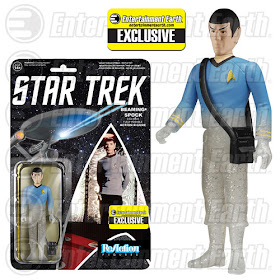 Entertainment Earth Exclusive Star Trek: The Original Series “Beaming” Spock ReAction Retro Action Figure by Funko & Super7