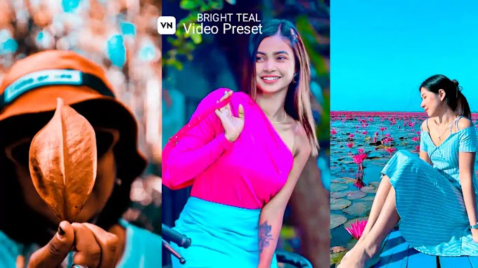 Bright Teal Preset For Video Colour Grade | Download VN Luts