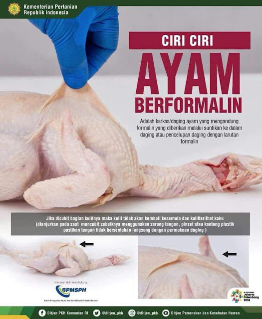 How to distinguish Fresh Chicken and Formalin Chicken