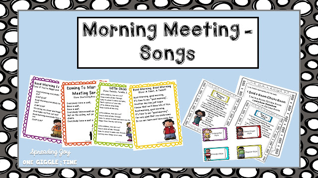 Morning Meeting songs, tips, and tricks to get your day off to a great start!