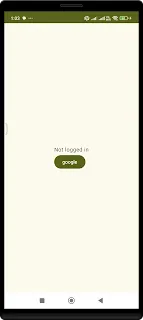 Output Firebase Google Sign In Authentication Jetpack Compose