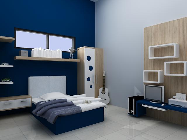 desain kamar tidur pria<br />