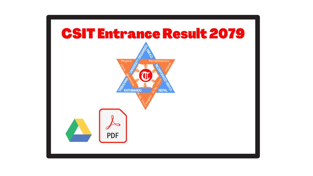 Bsc.Csit Entrance Exam Result 2079 [pdf], How to check the result of the Csit entrance exam 2079
