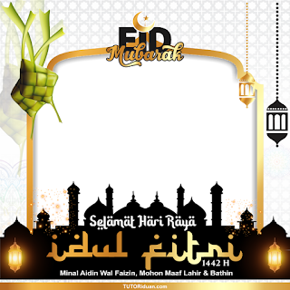 Twibbon Idul Fitri PNG