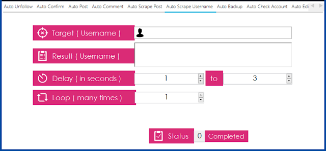 Auto Scrape Username