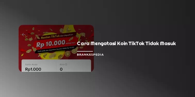 Cara Mengatasi Koin TikTok Tidak Masuk