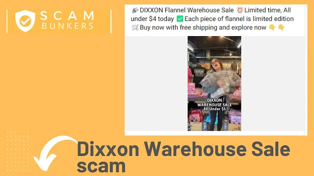 Dixxon Warehouse Sale Scam