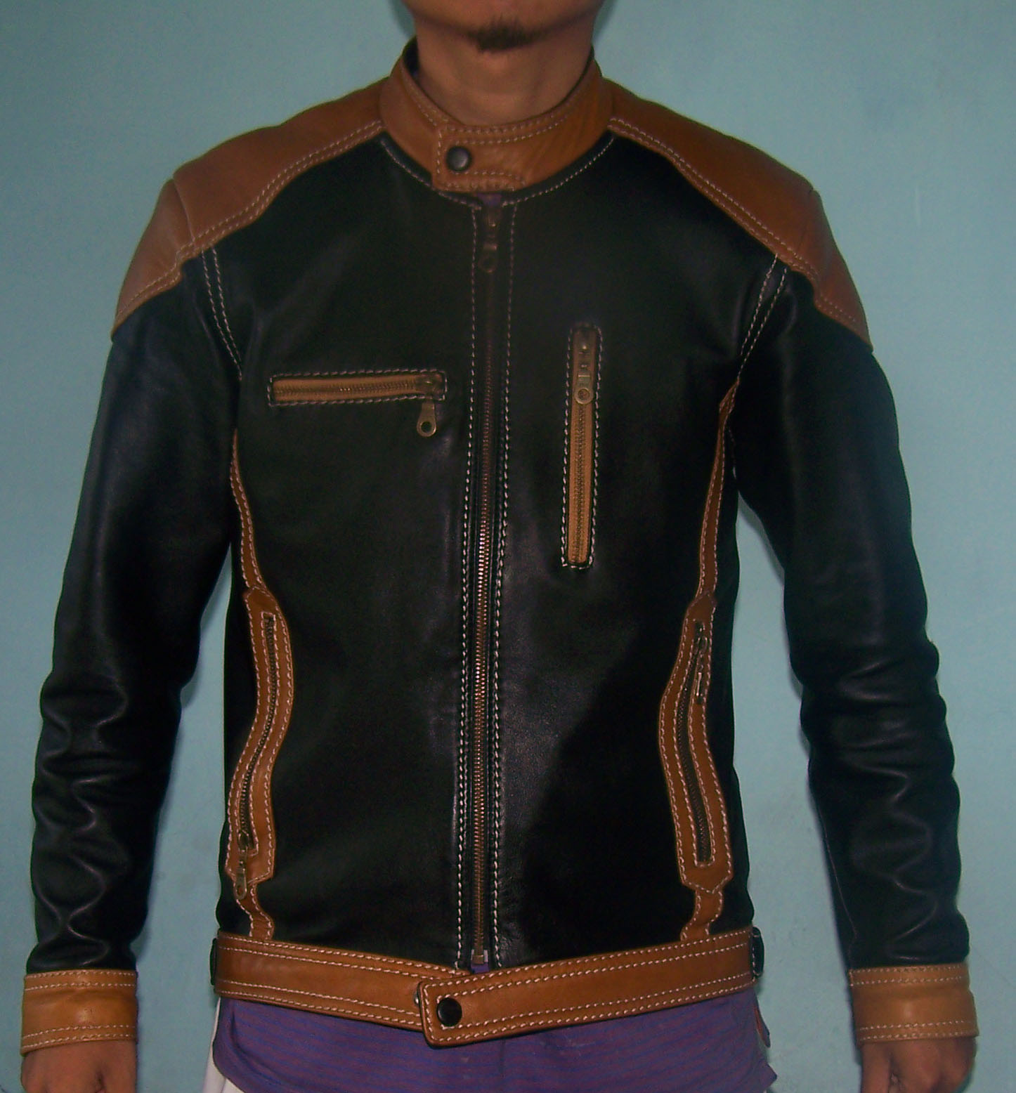 Lazuardi Leather Jaket  Kulit  Domba 