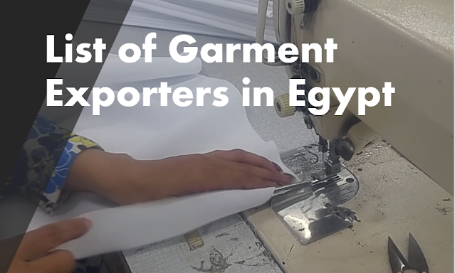 Garment manufacturing companies in Egypt