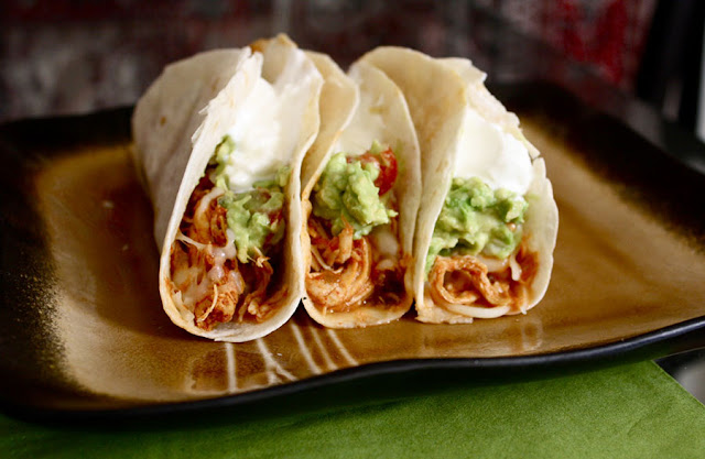 SHREDDED CHICKEN TACOS