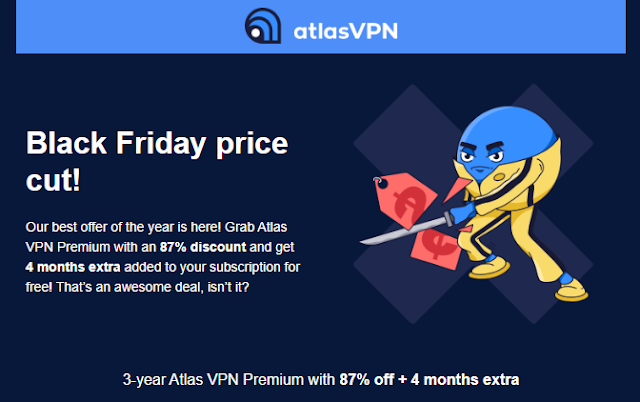 AtlasVPN Black Friday Sale: Save up to 86%