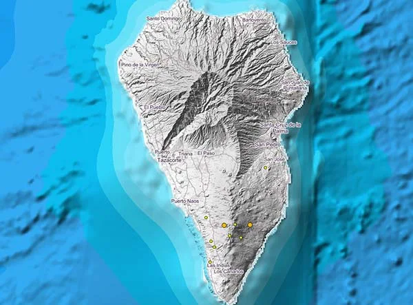 Mas de la decena de micro terremotos en La Palma Los Canarios