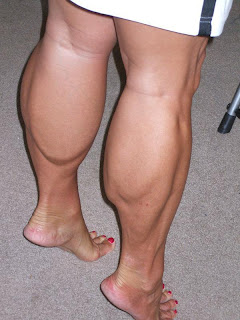 bbw natural muscular calves fetish