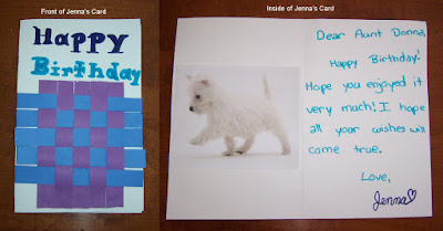 Jenna's Card 2008