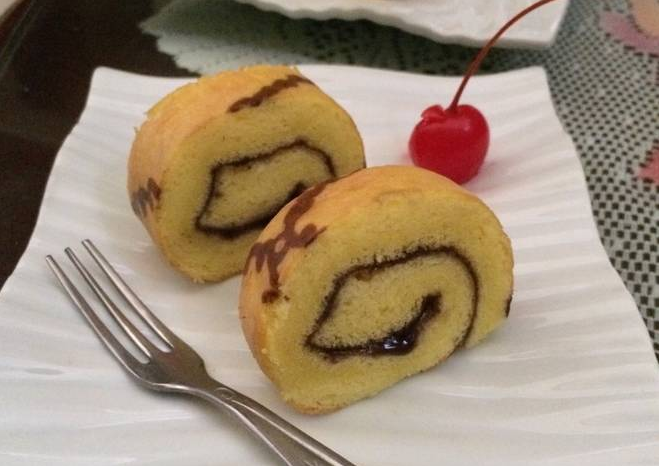 Resep Bolu Gulung Selai Blueberry