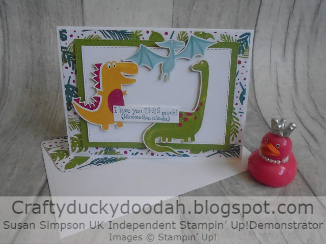 Craftyduckydoodah, Dino Days, Dinoroar DSP, Kids cards, Susan Simpson UK Independent Stampin' Up! Demonstrator, Supplies available 24/7 from my online store, 