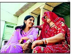 shagun with her mother