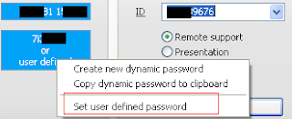 seting password TeamViewer