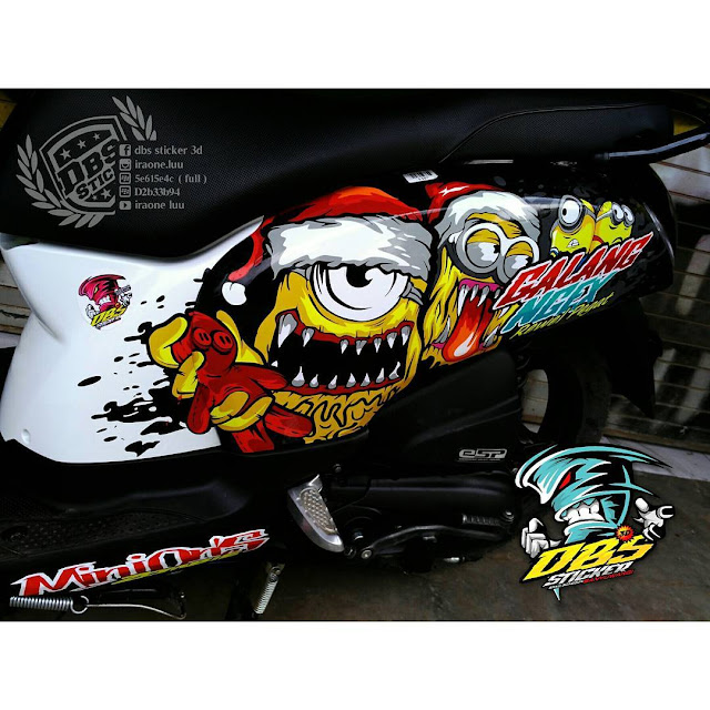 Cutting Sticker Honda Scoopy