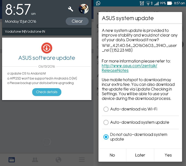 Android 6.0 Marshmallow now rolling out for Asus Zenfone 2