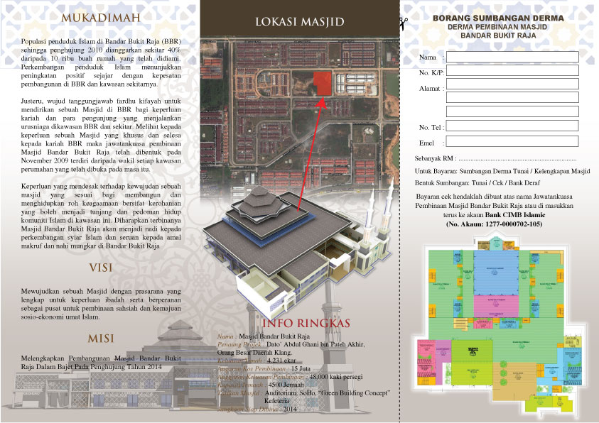 Derma : Rayuan Derma Pembinaan Masjid Bandar Bukit Raja 