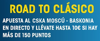 william hill promocion CSKA Moscú vs Baskonia 20 abril