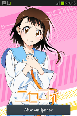 Live Wallpaper Nisekoi Kosaki Dan Tsugumi Untuk Android