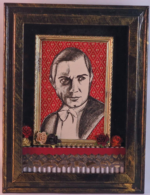 horror icon illustration shadowbox