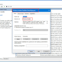 Windows 10'da Windows Installer Hizmetini Etkinleştirme veya Devre Dışı Bırakma