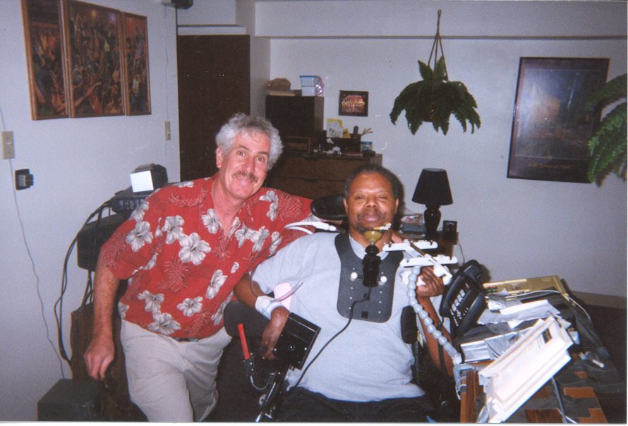 Barry and Willie in his Colorado Apartment