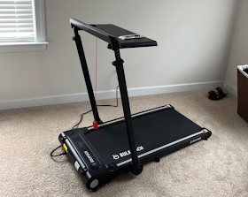 BULAPEACH Under Desk Treadmill with Incline 300+ lb Weight Capacity