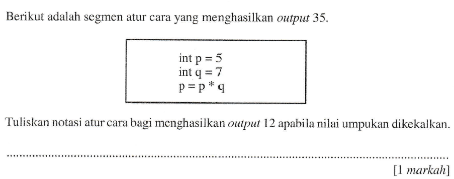 SAINS KOMPUTER & ASAS SAINS KOMPUTER: SK T4: ULANGKAJI 