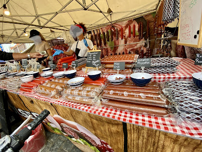 booth at European Street Market in Bornholm, Denmark