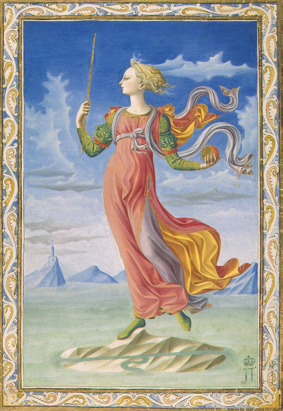 Allegory of Rome by Francesco di Stefano - Allegory, Mythology Miniatures from Hermitage Museum