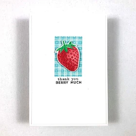Sunny Studio Stamps: Berry Bliss Customer Card by Samantha VanArnhem
