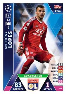 Match Attax UEFA Champions League 2018 2019 Olympique Lyonnais Set