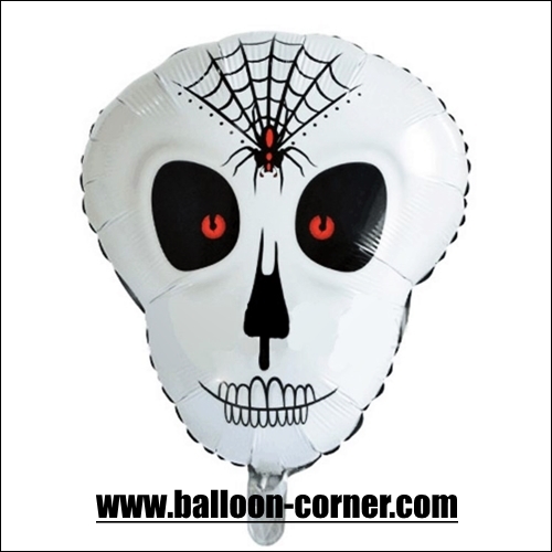 Balon Foil Kepala Tengkorak Halloween