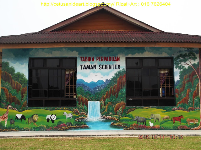 Mural Tadika Perpaduan Taman SCIENTEX Pasir Gudang