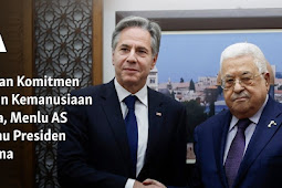 Bertemu Mahmoud Abbas, Antony Blinken Tegaskan Bantuan Kemanusiaan ke Gaza