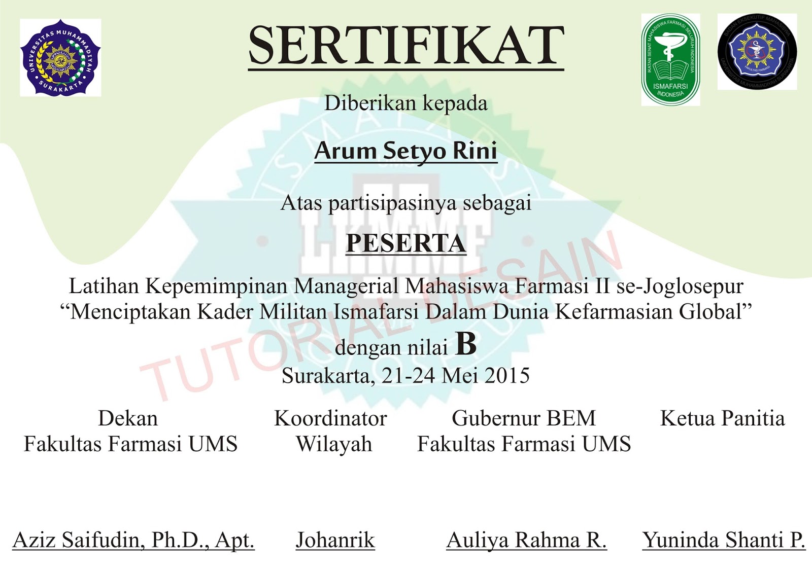 Belajar Desain Grafis: [Download] Sertifikat Seminar 