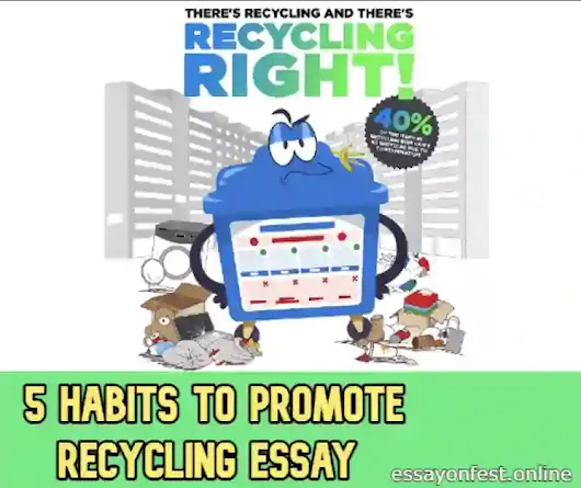 5 Habits To Promote Recycling Essay
