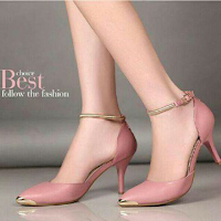 Jual Heels gp.06 salem - Fuchsia, 36