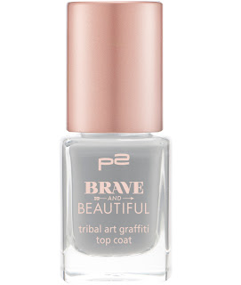 Preview: p2 Limited Edition: Brave and Beautiful - tribal art graffiti top coat - www.annitschkasblog.de