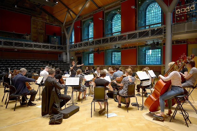 James Ham conducting the London Orchestra Project