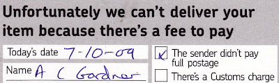 AC DC. The DC stands for Delivery Charge.