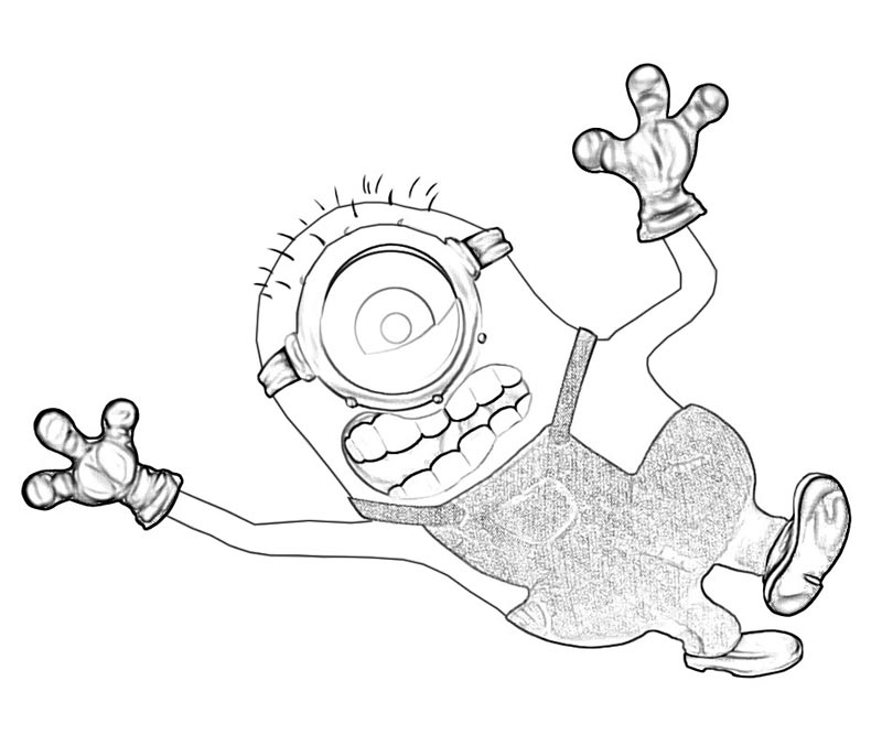 #8 Despicable Me 2 Coloring Page