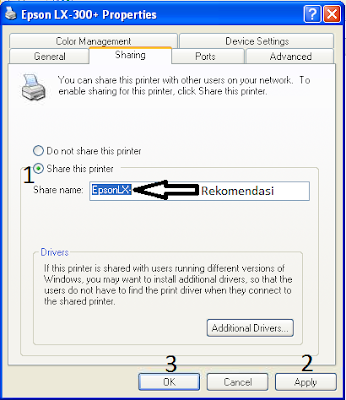 Cara Sharing Printer Windows XP
