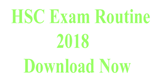 HSC Exam Routine 2018 Download 