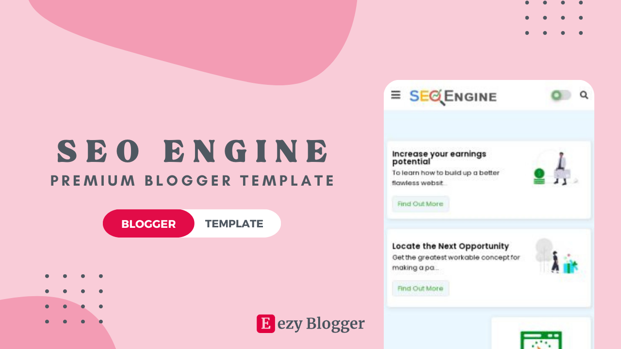 Download SEO Engine: The Faster Blogger Template for FREE